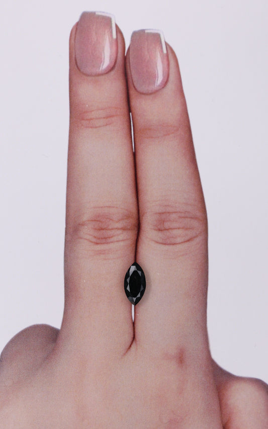 GIA 10.28 Carat Natural Fancy Black Round Diamond SE-7234INGT