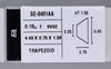 0.16 Carat Natural F VVS2 Trapezoid Diamond SE-8491AAA