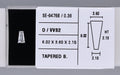 0.36 Carat Natural D VVS2 Tapered baguette Diamond SE-9476B