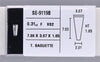 0.31 Carat Natural F VS2 Tapered baguette Diamond SE-9119B