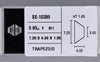 0.83 Carat Natural F SI1 Trapezoid Diamond SE-10389