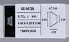 0.77 Carat Natural J VS1 Trapezoid Diamond SE-9472A