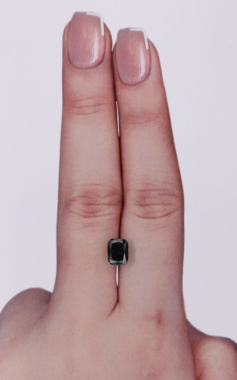 IGI 1.00 Carat Natural Fancy Black Cushion Diamond SE-10246IN