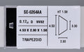 0.17 Carat Natural D VVS2 Trapezoid Diamond SE-6264AA