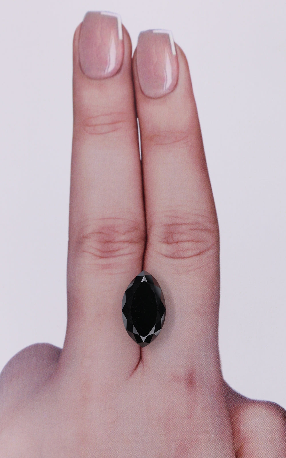 IGI 7.20 Carat Natural Fancy Black Marquise Diamond SE-10352TTI