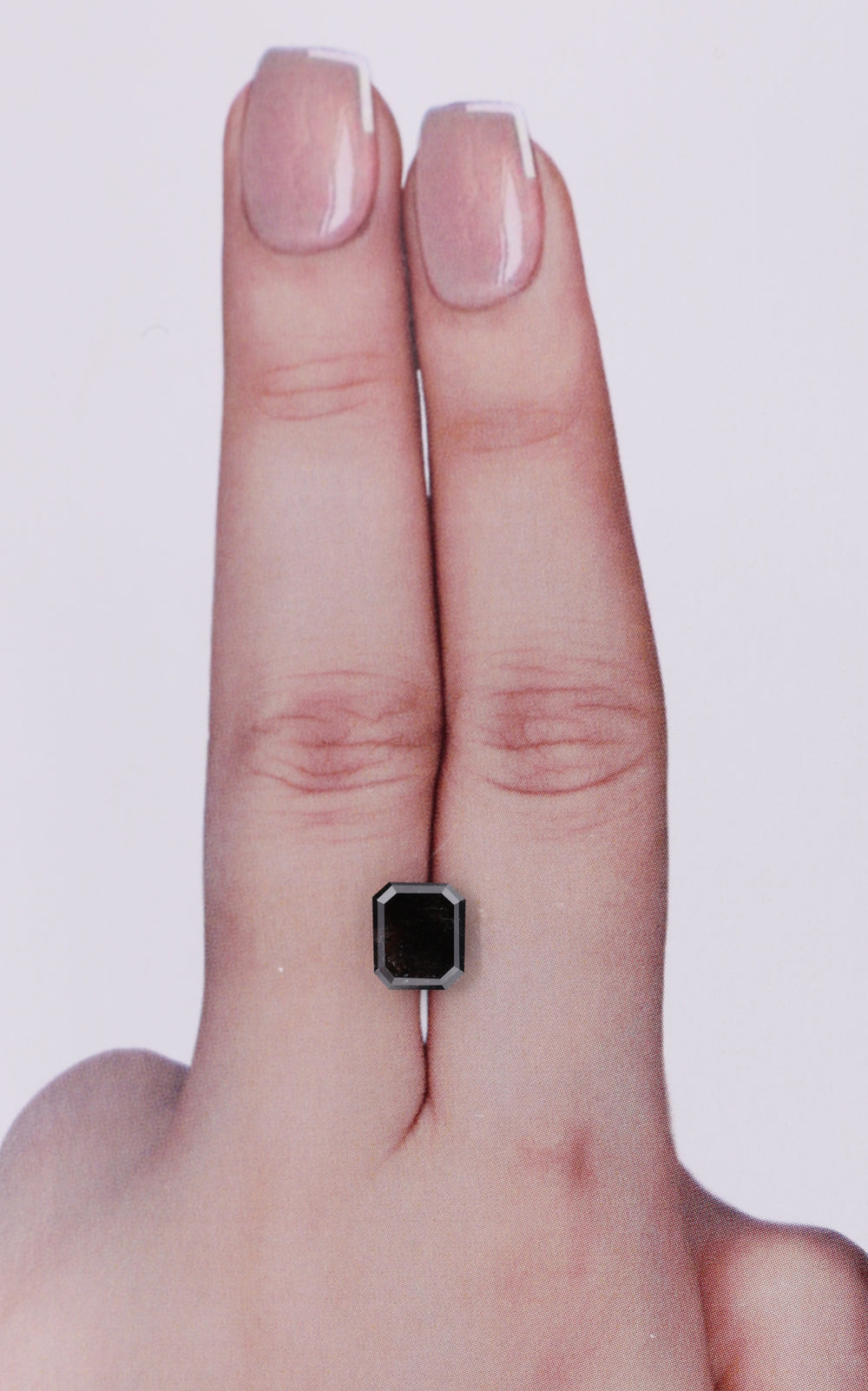 GIA 1.32 Carat Natural Fancy Black Emerald Diamond SE-9795GN