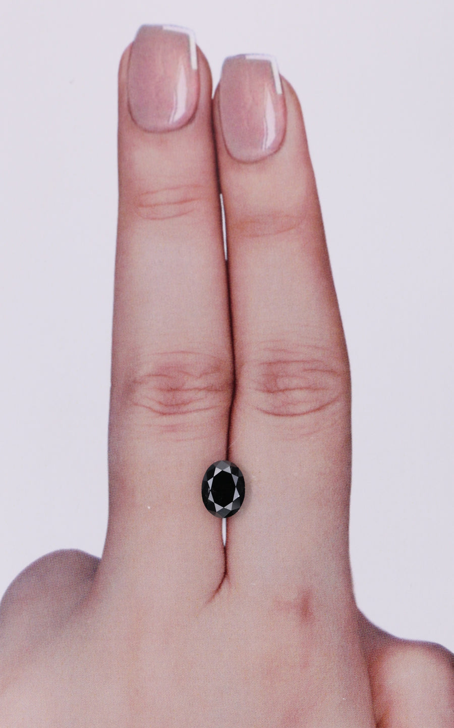 GIA 1.17 Carat Natural Fancy Black Oval Diamond SE-9548GN