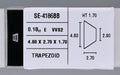 0.18 Carat Natural E VVS2 Trapezoid Diamond SE-4186B