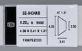 0.22 Carat Natural G VVS2 Trapezoid Diamond SE-8434AB
