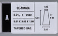 0.21 Carat Natural F VVS2 Tapered baguette Diamond SE-10460A