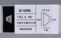 1.31 Carat Natural D VS1 Trapezoid Diamond SE-10329A