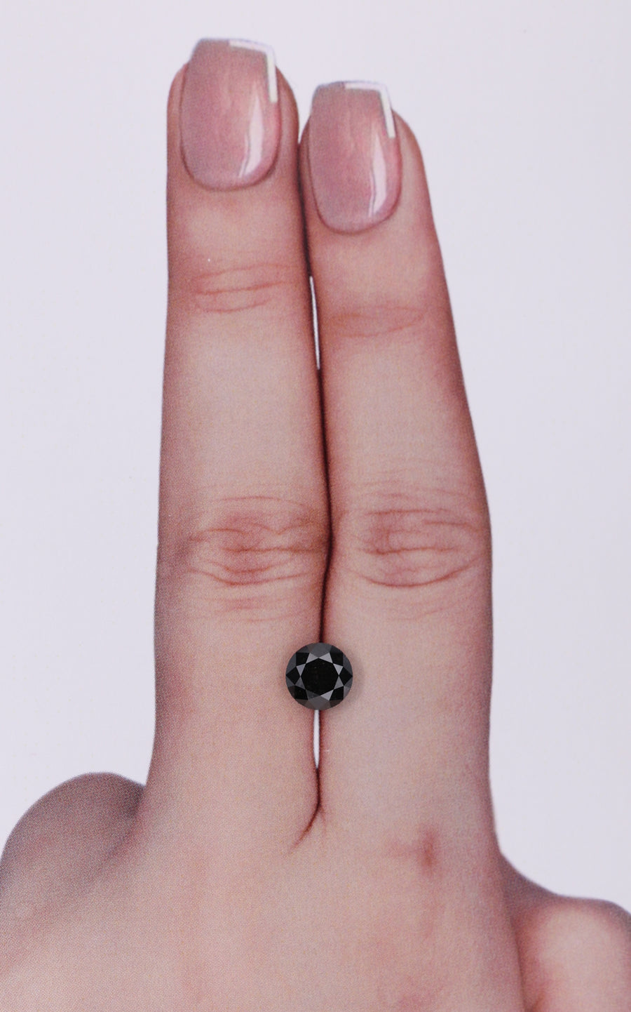 GIA 1.12 Carat Natural Fancy Black Round Diamond SE-9365GN