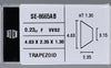 0.23 Carat Natural F VVS2 Trapezoid Diamond SE-8665AB