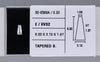 0.30 Carat Natural E VVS2 Tapered baguette Diamond SE-9589A