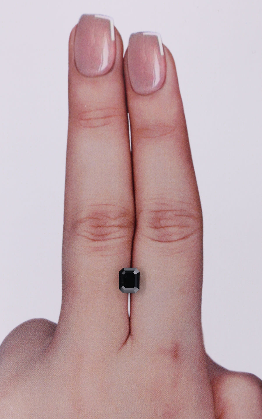 IGI 0.76 Carat Natural Fancy Black Emerald Diamond SE-10251IN