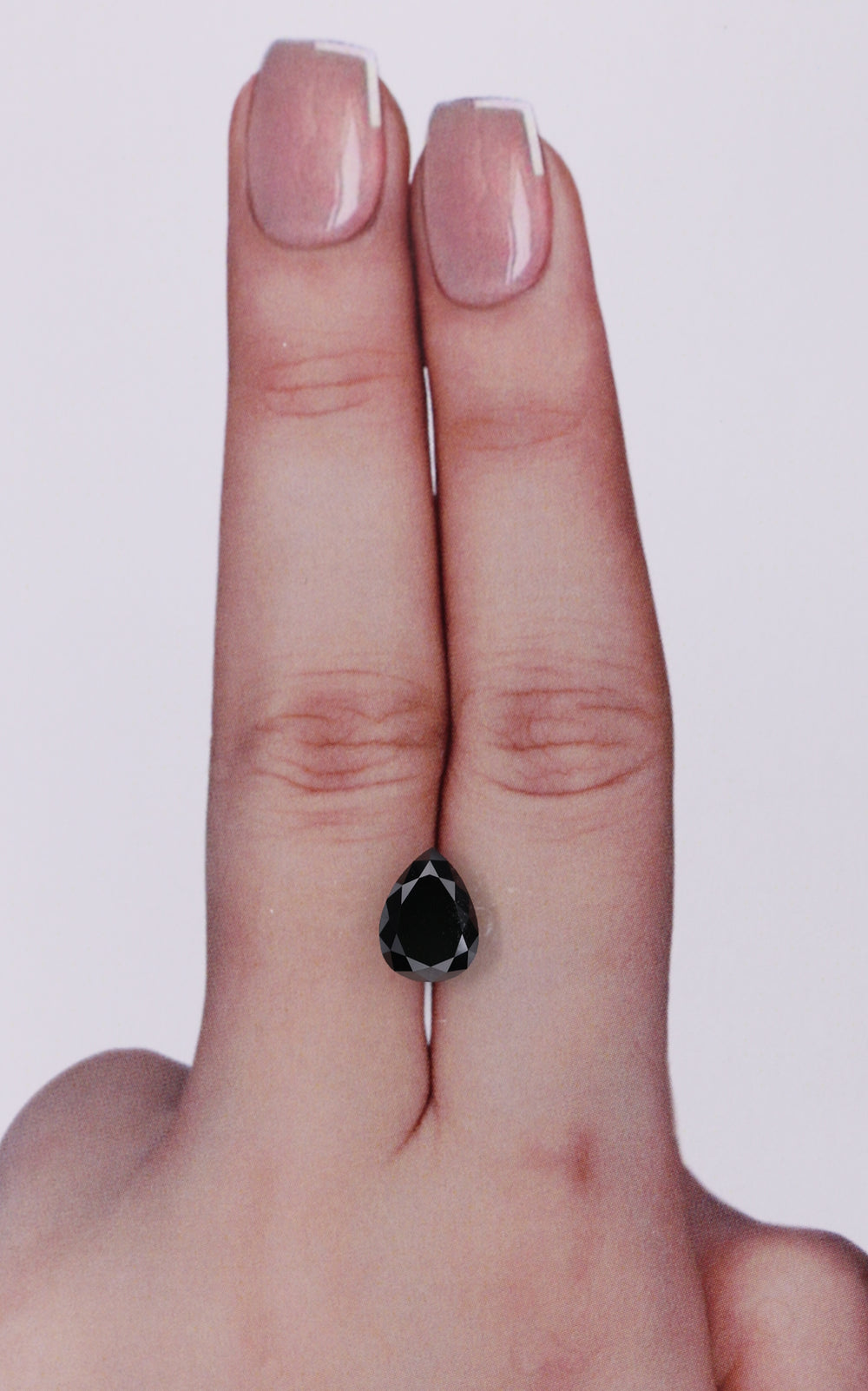 IGI 1.75 Carat Natural Fancy Black Pear Diamond SE-10354TTI