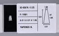 0.25 Carat Natural F VS1 Tapered baguette Diamond SE-9597A