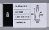 0.31 Carat Natural D VVS2 Tapered baguette Diamond SE-9728A