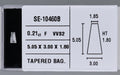 0.21 Carat Natural F VVS2 Tapered baguette Diamond SE-10460B