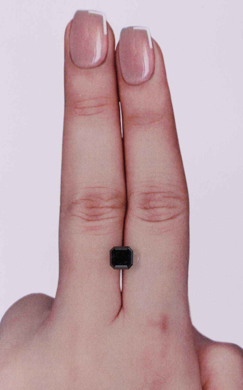 IGI 1.12 Carat Natural Fancy Black Sq emerald Diamond SE-10411IN