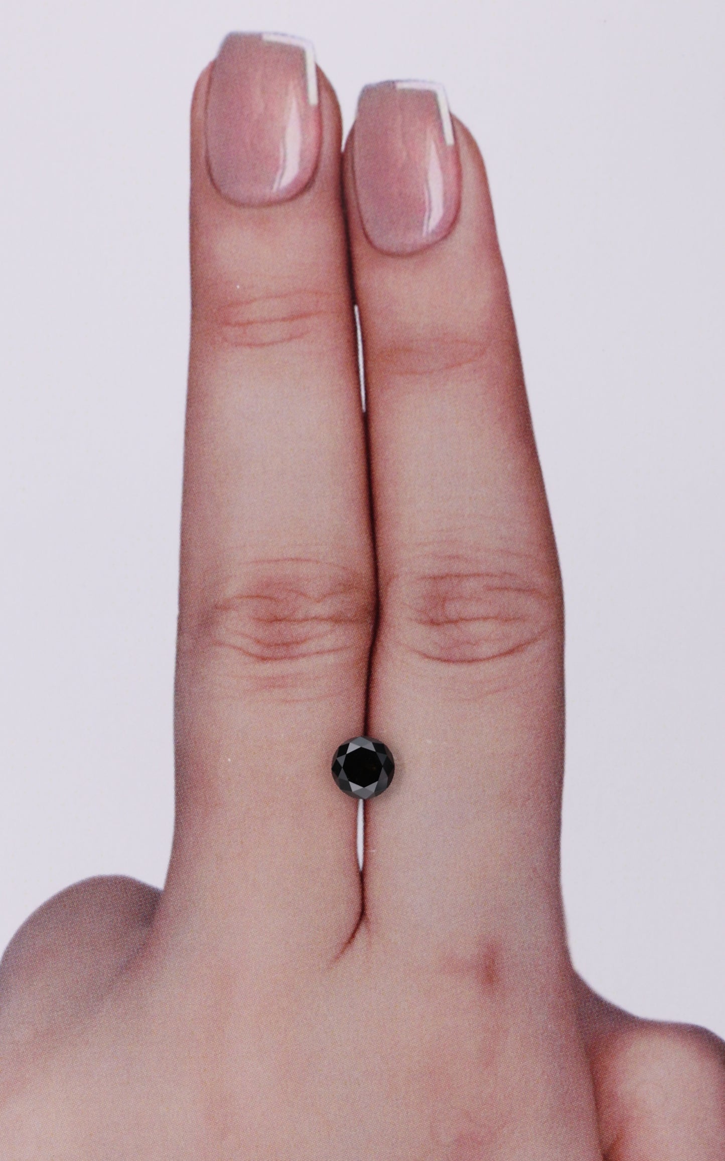 IGI 0.55 Carat Natural Fancy Black Round Diamond SE-10031IN