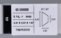 0.14 Carat Natural F VVS2 Trapezoid Diamond SE-5990BB