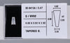 0.47 Carat Natural D VVS2 Tapered baguette Diamond SE-9412A