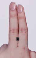 IGI 0.62 Carat Natural Fancy Black Emerald Diamond SE-9645IN