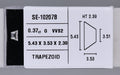 0.37 Carat Natural G VVS2 Trapezoid Diamond SE-10207B