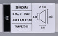 0.15 Carat Natural E VVS2 Trapezoid Diamond SE-8530AAA