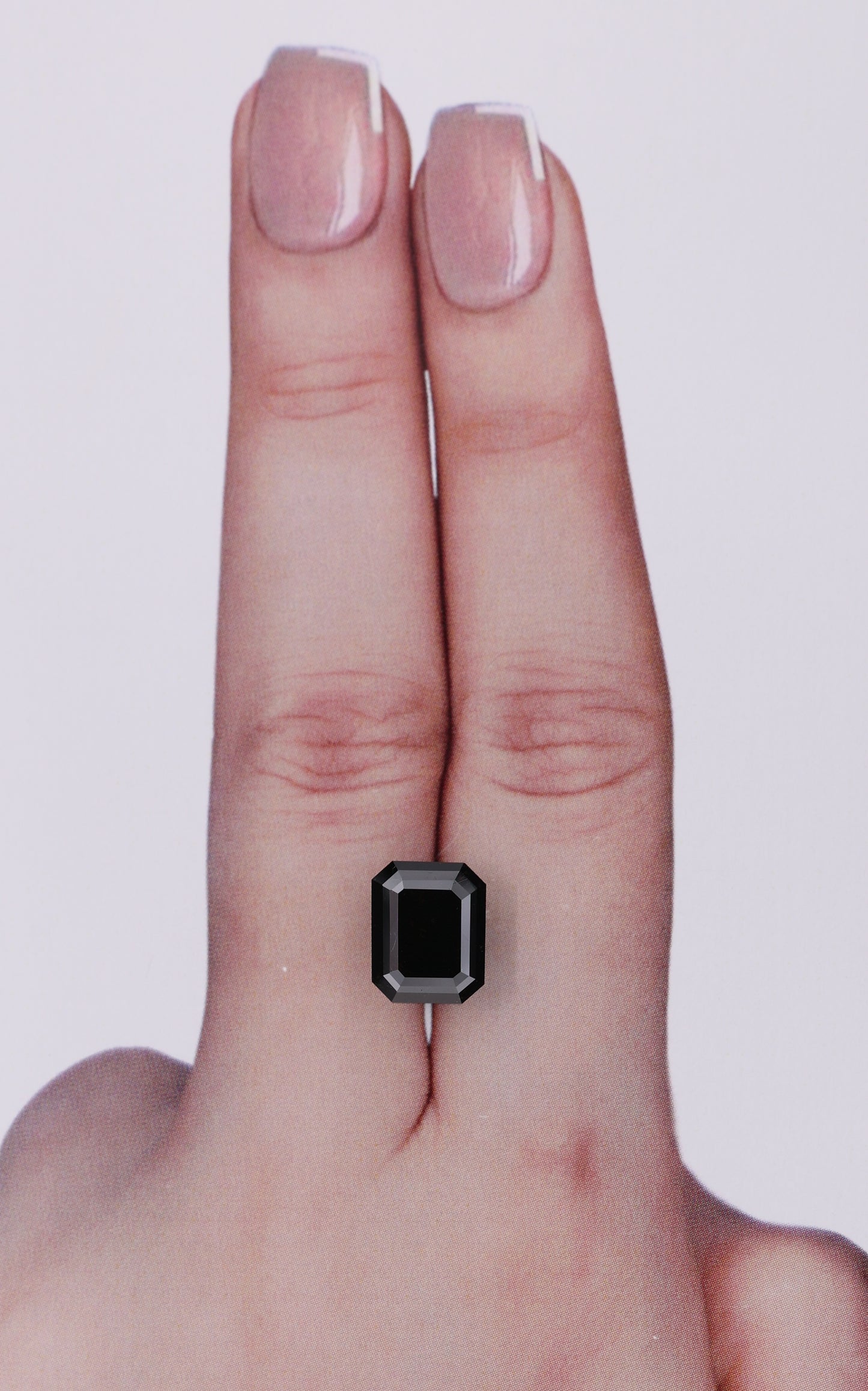 4.00 Carat Natural Fancy Black Emerald Diamond SE-9816
