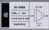 0.50 Carat Natural F VS1 Trapezoid Diamond SE-10466A