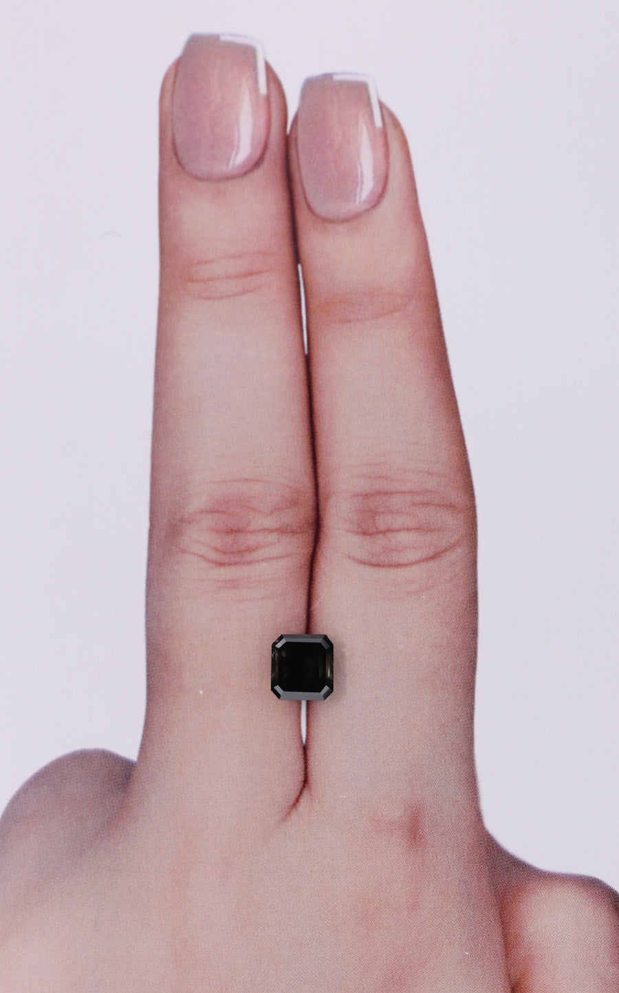 GIA 1.24 Carat Natural Fancy Black Sq emerald Diamond SE-9798GN