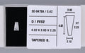 0.42 Carat Natural D VVS2 Tapered baguette Diamond SE-9476A