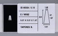 0.19 Carat Natural E VVS2 Tapered baguette Diamond SE-9606A