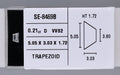0.21 Carat Natural D VVS2 Trapezoid Diamond SE-8469BB