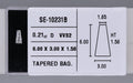 0.21 Carat Natural D VVS2 Tapered baguette Diamond SE-10231B