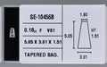 0.18 Carat Natural F VS1 Tapered baguette Diamond SE-10456B