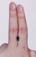 GIA 1.11 Carat Natural Fancy Black Marquise Diamond SE-9540GN