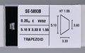 0.20 Carat Natural E VVS2 Trapezoid Diamond SE-5893BB