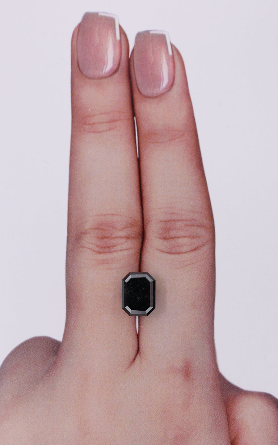 GIA 2.94 Carat Natural Fancy Black Emerald Diamond SE-10166GN