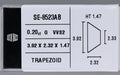 0.20 Carat Natural G VVS2 Trapezoid Diamond SE-8523AB