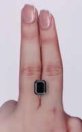 5.15 Carat Natural Fancy Black Emerald Diamond SE-10279