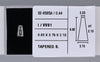 0.44 Carat Natural I VVS1 Tapered baguette Diamond SE-9585A