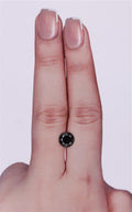 GIA 1.42 Carat Natural Fancy Black Round Diamond SE-9240GN
