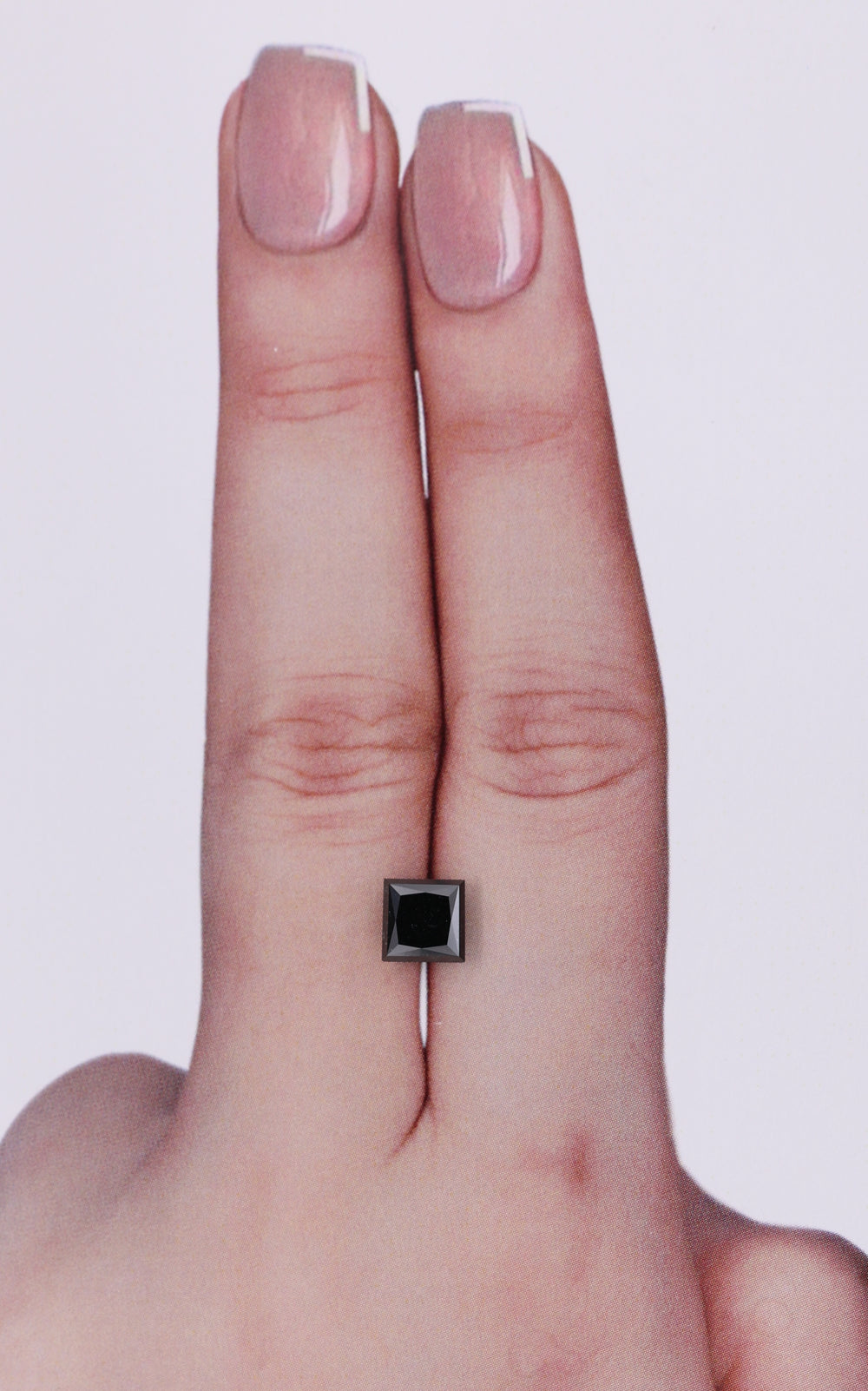 GIA 1.15 Carat Natural Fancy Black Princess Diamond SE-9368GN