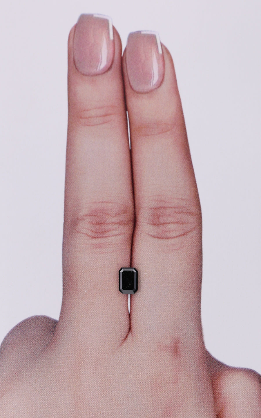 IGI 0.62 Carat Natural Fancy Black Emerald Diamond SE-9645IN