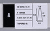 0.21 Carat Natural F VVS2 Tapered baguette Diamond SE-9672A