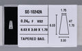 0.24 Carat Natural F VS2 Tapered baguette Diamond SE-10242A