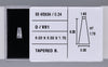 0.24 Carat Natural D VS1 Tapered baguette Diamond SE-9593A